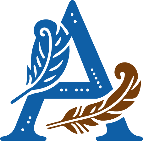 logo aliteraturacion marron-azul